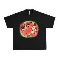 Black watermelon cowhide patch3 Urban Heavy Tee - JahusDesignShop