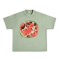 Oil Green watermelon cowhide patch3 Urban Heavy Tee - JahusDesignShop