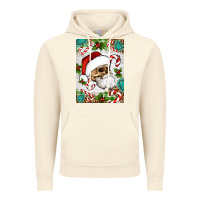 Vintage Artic Christmas hippie skeleton santa Vintage Hoodie - Artiststas