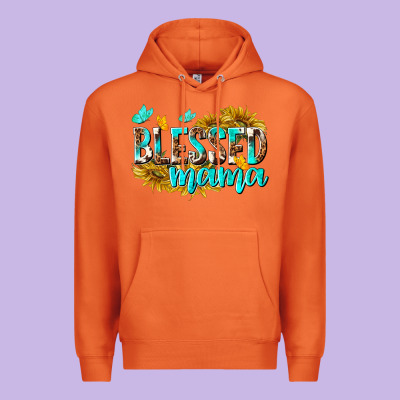 Blessed Mama Premium Hoodie Designed By Texasbilliewilder