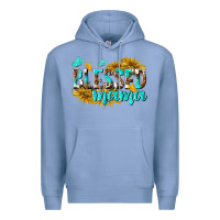 Colony Blue Blessed Mama Premium Hoodie - texasbilliewilder
