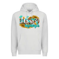 Dove Grey Blessed Mama Premium Hoodie - texasbilliewilder