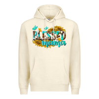 Sandshell Blessed Mama Premium Hoodie - texasbilliewilder