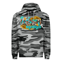 Slate Camo Blessed Mama Premium Hoodie - texasbilliewilder