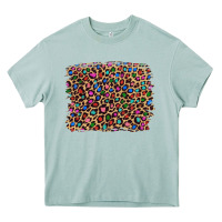 Arona leopard with multiple color glitters Heavy Core Tee - Artiststas