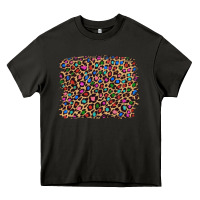 Asphalt leopard with multiple color glitters Heavy Core Tee - Artiststas