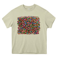 Mossy leopard with multiple color glitters Heavy Core Tee - Artiststas