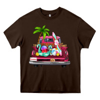 Chocolate Brown summer truck farm truck Heavy Core Tee - Zillion Design Studio