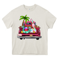 Cream summer truck farm truck Heavy Core Tee - Zillion Design Studio