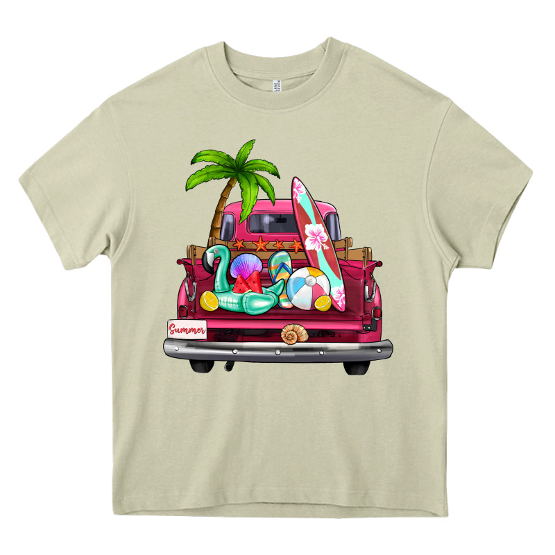 Summer Truck Farm Truck Heavy Core Tee by Zillion Design Studio | Teevron