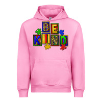 Fuchsia Pink Be kind Urban Hoodie - CowGirlArtShop