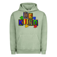 Pigment Oil Green Be kind Urban Hoodie - CowGirlArtShop