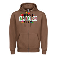 Chestnut special education crew Zipper Hoodie - NancyCooperArtShop
