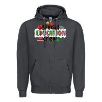 Smoke special education crew Zipper Hoodie - NancyCooperArtShop