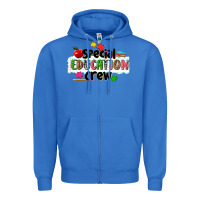 True Royal special education crew Zipper Hoodie - NancyCooperArtShop