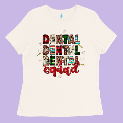 Christmas Dental Squad Ladies Tee Designed By Jahusdesignshop