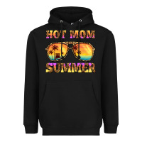 Black hot mom summer Heavyweight Hoodie - BarkalooDesign