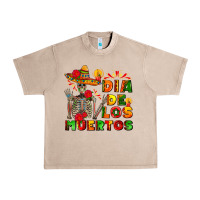 French Oak dia de los muertos Urban Heavy Tee - AdoDesignShop