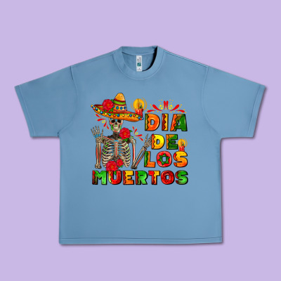 Dia De Los Muertos Urban Heavy Tee Designed By Adodesignshop