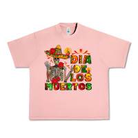 Salmon dia de los muertos Urban Heavy Tee - AdoDesignShop