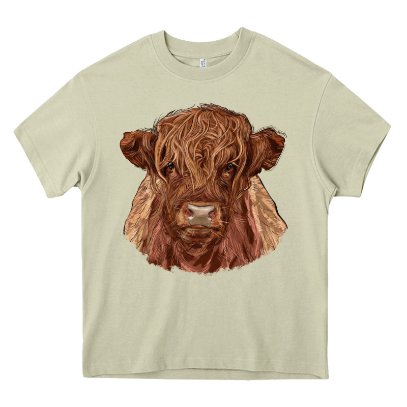 Highland Cow Heavy Core Tee by RanaPortraitStore | Teevron