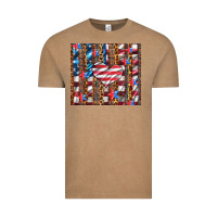Vintage Coffee western usa flag heart and stars tumbler Vintage Tee - Artiststas