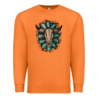 Carrot Western Gemstone Bull Skull Premium Sweatshirt - Bettercallsaul