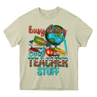 Mossy busy doing cool teacher stuff Heavy Core Tee - texasbilliewilder
