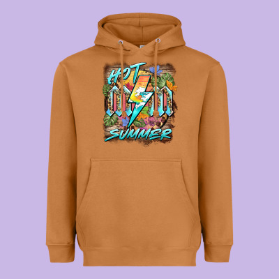 Hot Mom Summer Heavyweight Hoodie Designed By Barkaloodesign