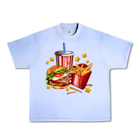 Grape Ice hamburger potatoes and coke Urban Heavy Tee - AdoDesignShop