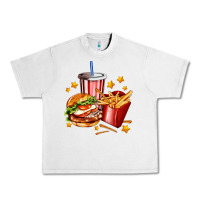 Lunar Rock hamburger potatoes and coke Urban Heavy Tee - AdoDesignShop