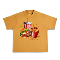 Peanut Butter hamburger potatoes and coke Urban Heavy Tee - AdoDesignShop