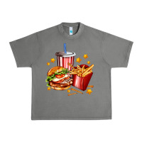 Tornado hamburger potatoes and coke Urban Heavy Tee - AdoDesignShop