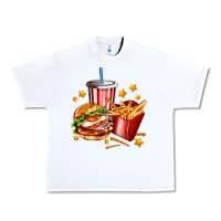 White hamburger potatoes and coke Urban Heavy Tee - AdoDesignShop