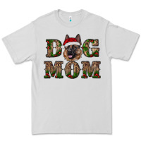 Dove Grey chriistmas dog mom with german shepherd Premium Tee - RanaPortraitStore