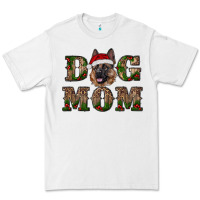 White chriistmas dog mom with german shepherd Premium Tee - RanaPortraitStore