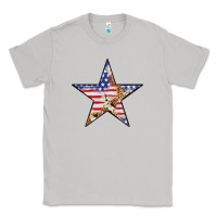 Moon Dust American Flag Star Classic Tee - LillyAllenDesigns