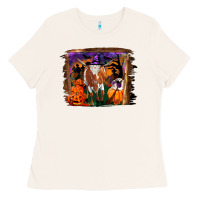 Longhorn Cow Halloween Ladies Tee | Teevron