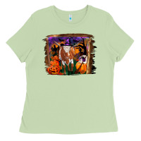 Matcha longhorn cow halloween Ladies Tee - RanaPortraitStore