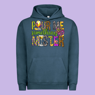 Pour Me Something Mister Marri Gras Urban Hoodie Designed By Howdyjamesfarm