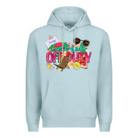 Blue Mist Lunch lady off duty Premium Hoodie - NancyCooperArtShop