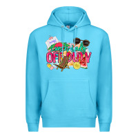 Ocean Blue Lunch lady off duty Premium Hoodie - NancyCooperArtShop