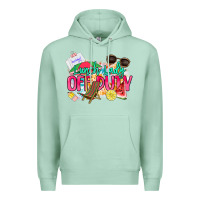 Seafoam Lunch lady off duty Premium Hoodie - NancyCooperArtShop