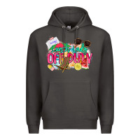 Smoke Lunch lady off duty Premium Hoodie - NancyCooperArtShop