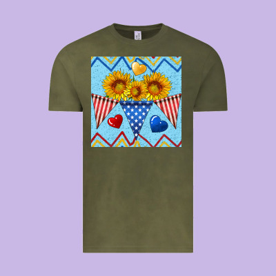 Patriotic Celebration Vintage Tee Designed By Bundleandbundleshop