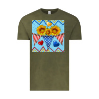 Vintage Olive patriotic celebration Vintage Tee - BundleAndBundleShop