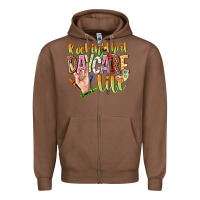Chestnut rockin that daycare life Zipper Hoodie - NancyCooperArtShop