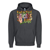 Smoke rockin that daycare life Zipper Hoodie - NancyCooperArtShop