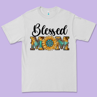 Blessed Mom Premium Tee Designed By Ranaportraitstore