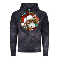 Cloud Black Christmas hippie skeleton santa ornament Vintage Hoodie - Artiststas